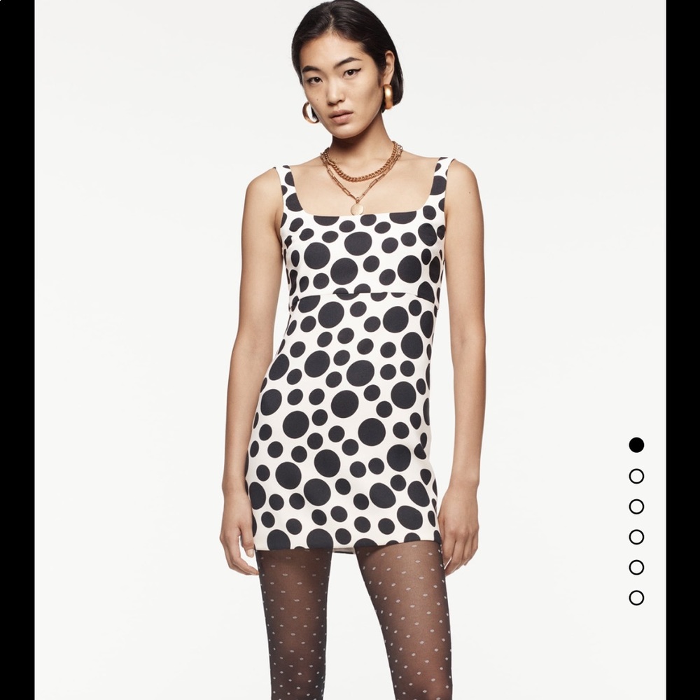 Zara Polka Dot Mini Dress Limited Edition